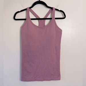 Lululemon Ebb to Street Tank size 8 Moss Rose